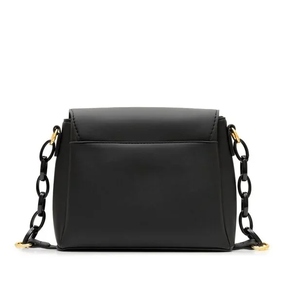 DASTI Studded Crossbody Handbag Black – Medium Size Purse + Yellow Option - Picture 5 of 9